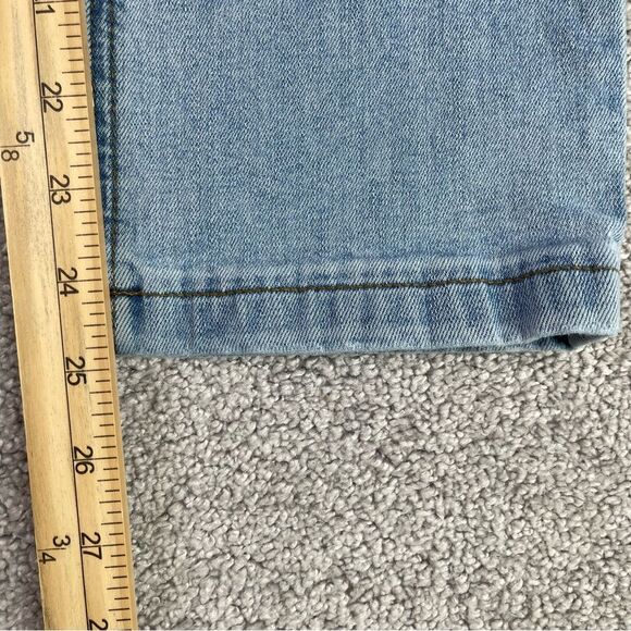 J. Crew Billie Demi Jeans Women’s 29 Blue Cropped Boot High Rise Light Wash - Picture 10 of 12